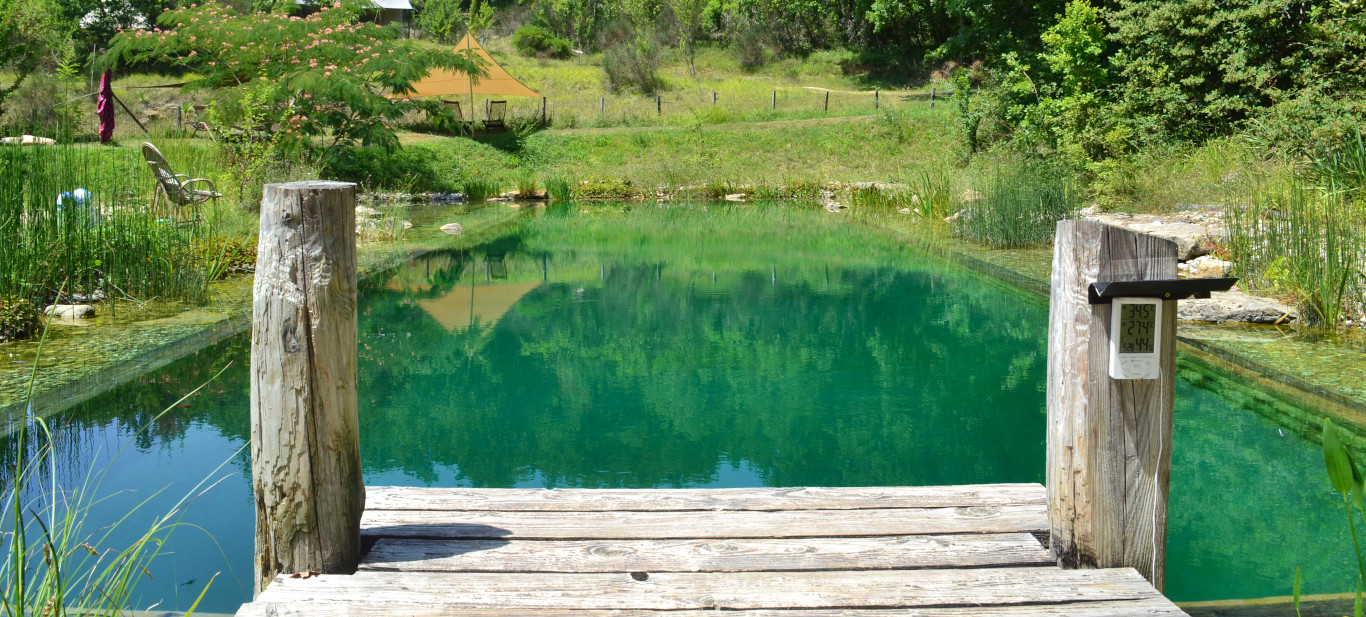 Le Camp natural swimming pool